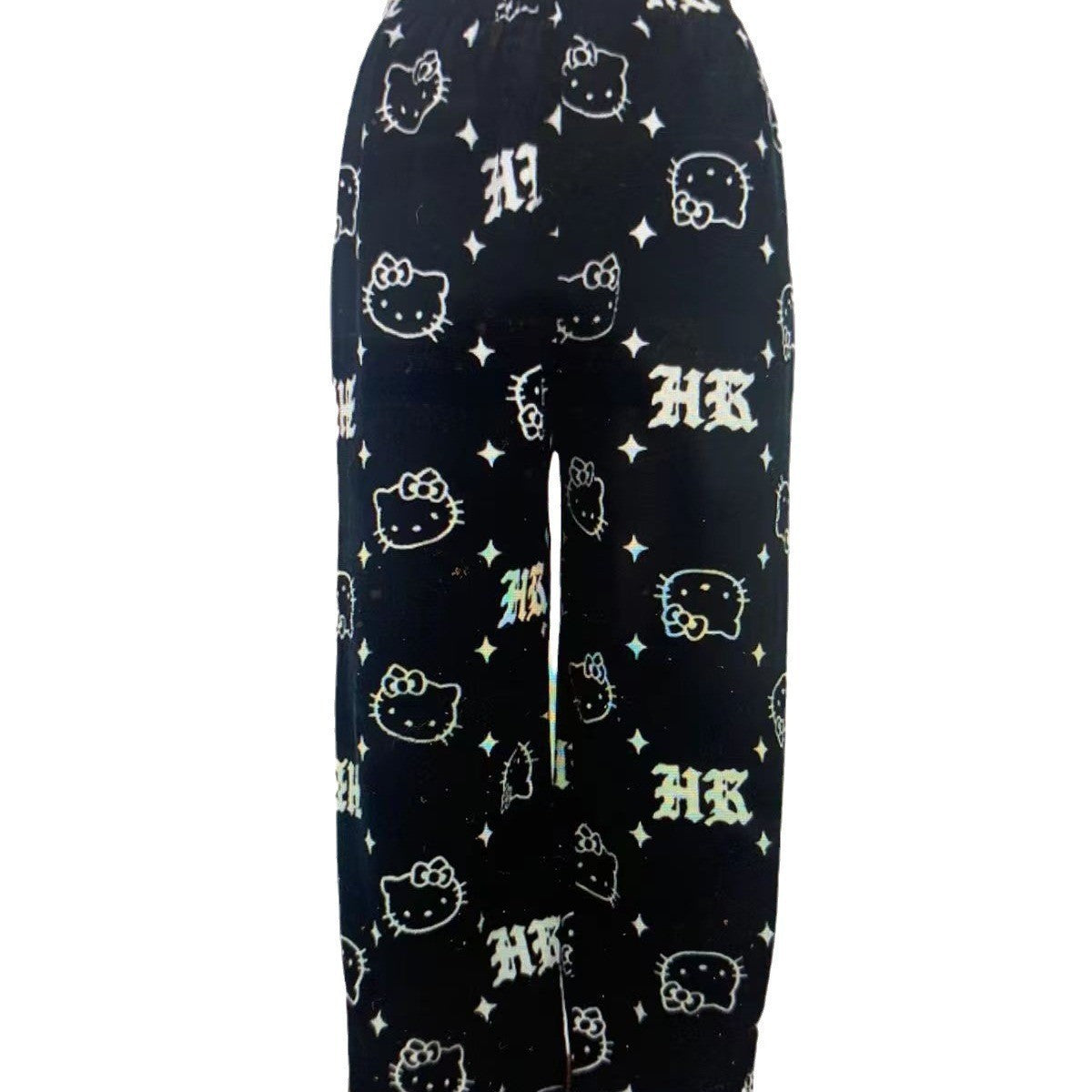 Hello Kitty Themed Fleece Pajama Pants