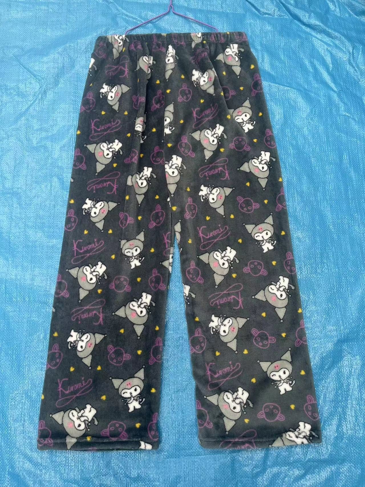 Hello Kitty Themed Fleece Pajama Pants