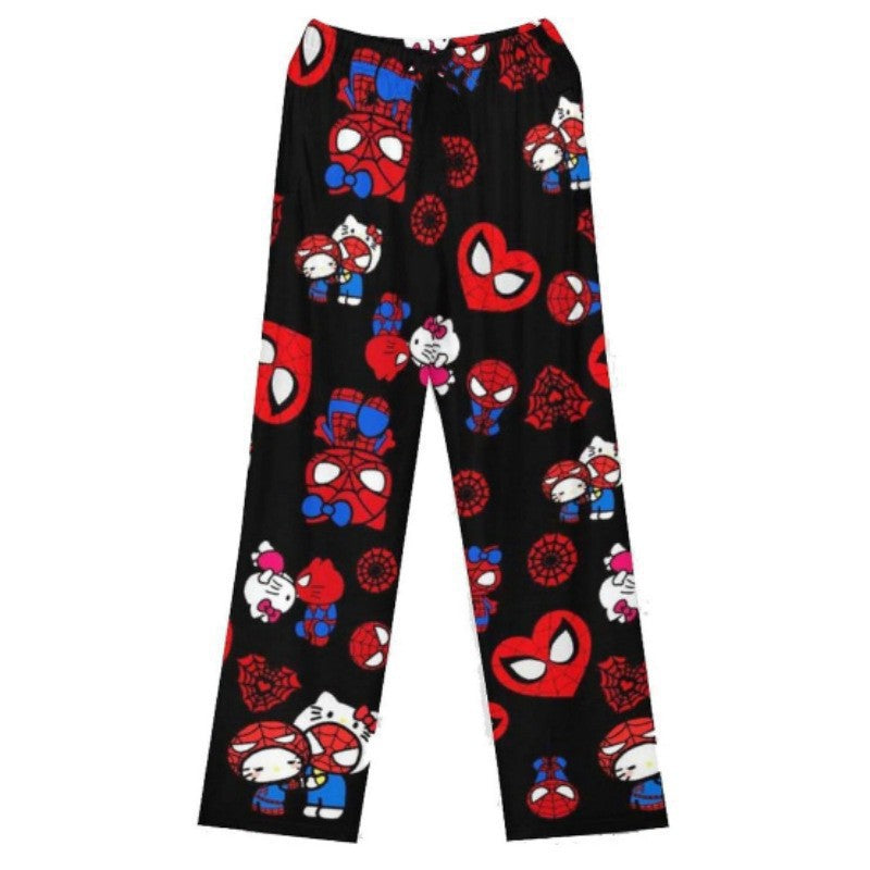 Hello Kitty Themed Fleece Pajama Pants